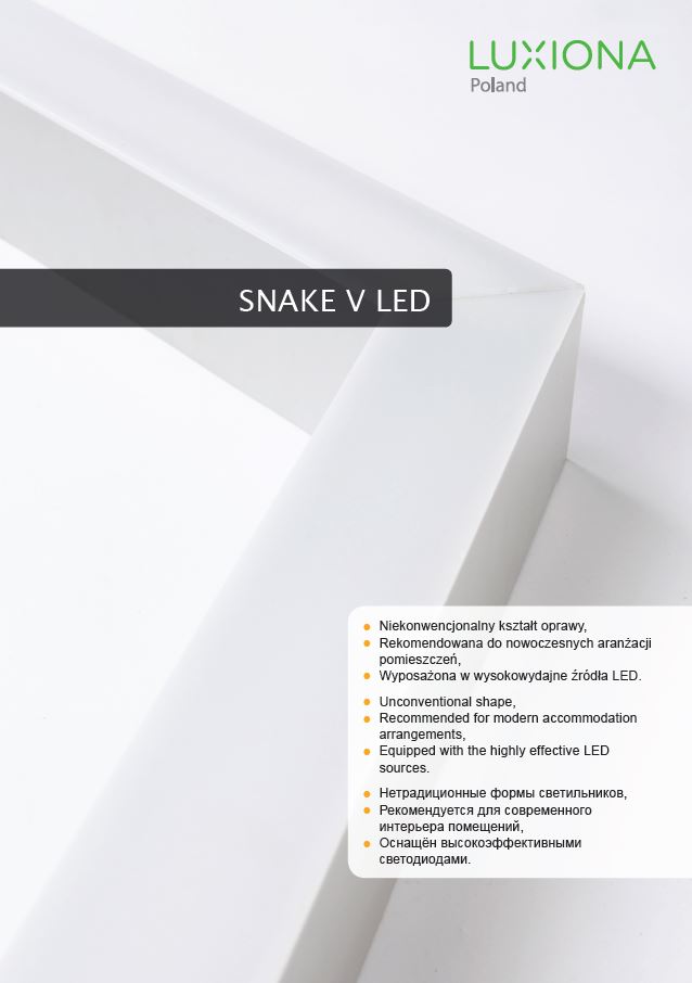 Kat fedlap Luxiona Snake V LED